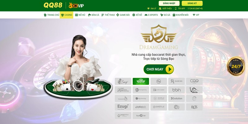 QQ88 điểm hẹn cá cược casino uy tín